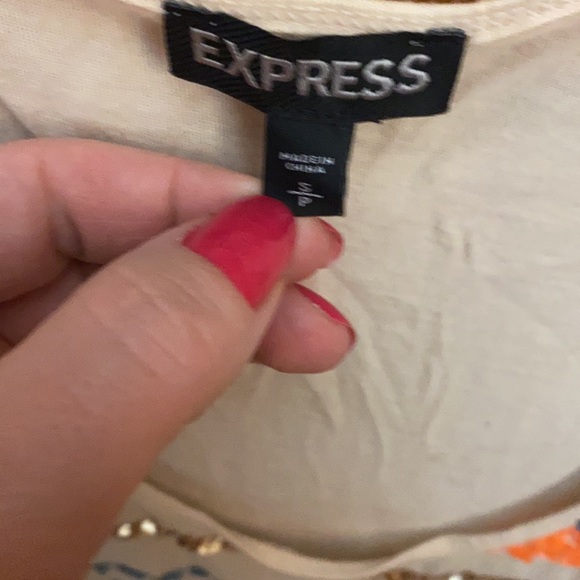 Express Sequin Tank Size S - Picture 3 of 5